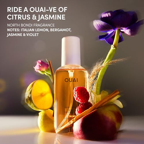 image for OUAI Wavy Hair Bundle - Includes Air Dry Foam & Wave Spray for Perfect