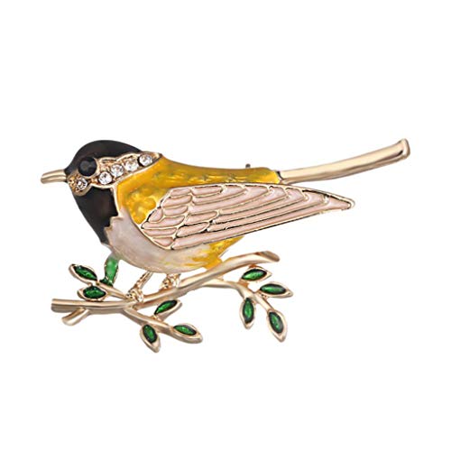 Premium Lovely Crystal Swallow Animal Brooch Bird Lapel Pin Badge Women Jewelry Black