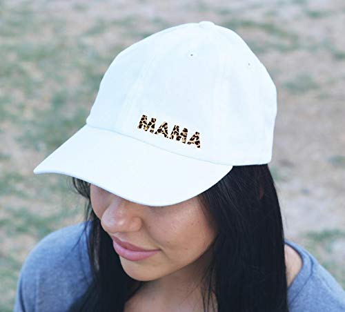 Leopard Print Hat, Mama Baseball Cap 