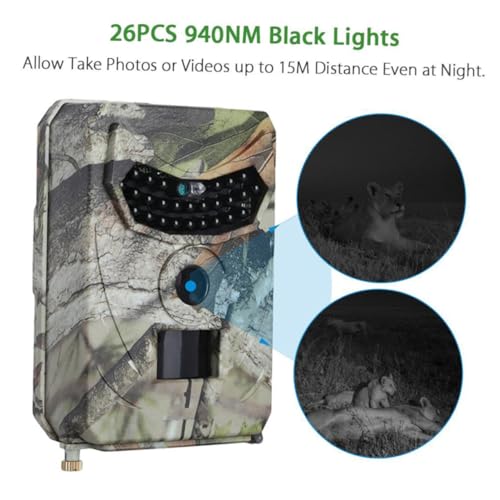 Caméra de chasse 26 LED infrarouges avec détection PIR 110 degrés - 7