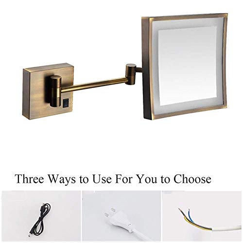 Miroir de maquillage éclairé JCAKES avec col de cygne flexible orientable - 6