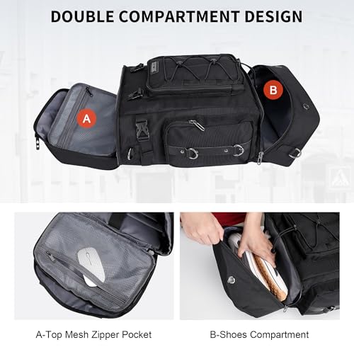 Image of WITZMAN Travel Backpack for Men Convertible Carry On Luggage Backpack fit 17 Inch Laptop for Airplane