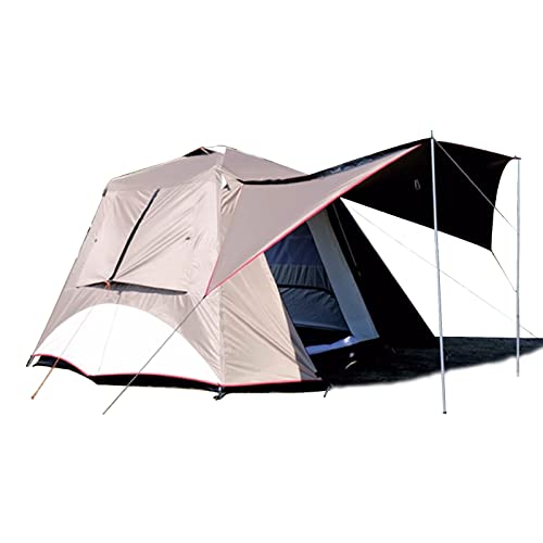 Camping Tent 2-3 Man Person Instant Tent Automatic Pop Up Ultralight Dome Tents, 4 Seasons Windproof Family with Removable Outer Tarpaulin, Double