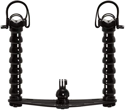 Platine Universelle Pour Caisson Photo Sous-Marine Avec Kit Bras Flotteur Fibre De Carbone Et Terminaison Ys Carbon Evo Pack