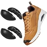 Shoe Filler Inserts for Big Shoe, 2 Pairs Shoe Inserts to Make Shoes Smaller, Toe Cushion Filler Make Shoes Fit, Prevent Heel Sliping, for Men and Women (Black,Small: Half Size Bigger)