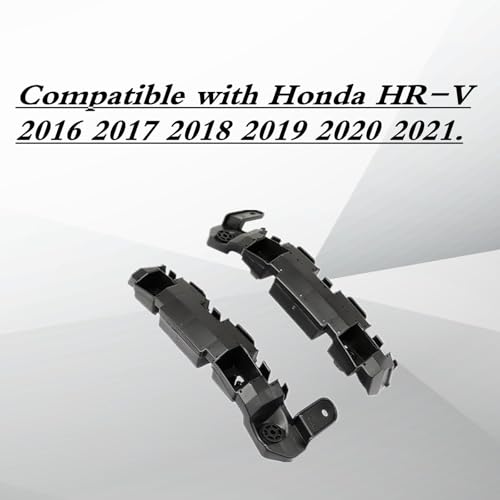XQSMWF 2Pcs Left and Right Front Bumper Retainer Brackets Support Holder Compatible with Honda HR-V 2016 2017 2018 2019 2020 2021 Replace 71198-T7A-J00 71193-T7A-J00 - Thumbnail 4