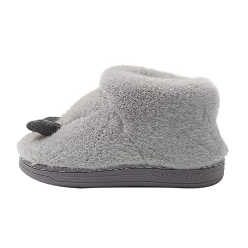 JOMIX Pantuflas Unisex Niños Zapatillas Casa Invierno Calientes Pantuflas Cerradas de Felpa Niña...