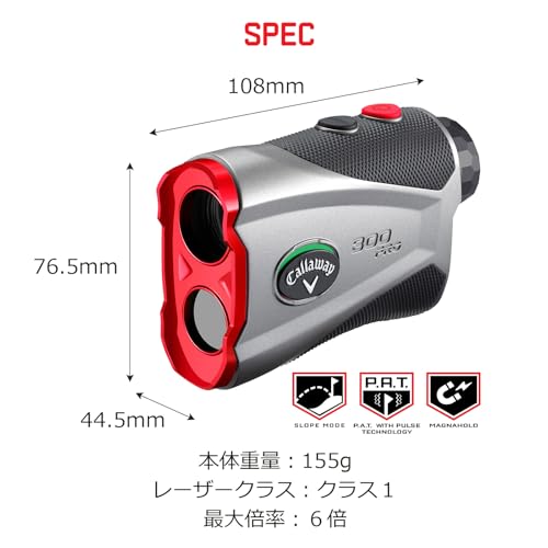 Callaway 300 Pro Laser Rangefinder with Slope Measurement
