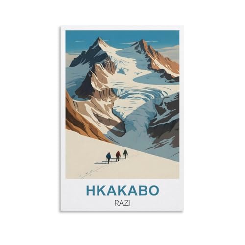 Toile Hkakabo Razi Dianheng voyage vintage évasion poétique pour chambre