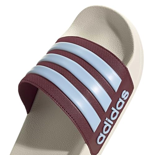 Image of adidas Mens Adilette Shower Arsenal Slides Casual Sandals Casual - Red