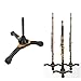 Fafeicy Flute Clarinet Stand Portable Foldable Tripod Stand for Clarinet with Metal Triangular Base for Woodwind Instruments