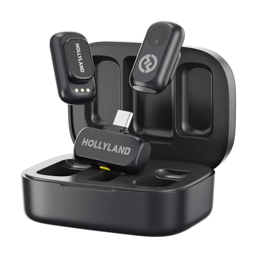 Hollyland Lark A1 Duo Mini Wireless Microphone for iPhone 15/16 a...