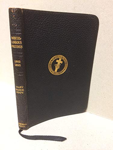 Miscellaneous writings, 1883-1896 B0008CWZ7Q Book Cover