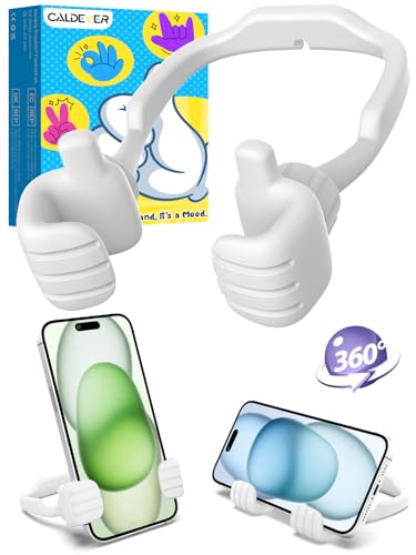 Graduation Gifts for Boys Girls Teens Kids: Thumbs Up Lazy Phone Stand Holder for Desk Funny Gadgets for Teenage Men Women Mom Wife Dad Father Son Daughter Adults Gift Stocking Stuffers Birthday Stuff