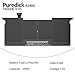 Puredick A1406 A1465 Battery, Replacement Battery for MacBook Air 11 inch (2012-2015 A1465) and (Mid 2011 A1370) - A1406 A1495 Battery for 11-inch MacBook Air [7.3V/35W/4790mAh]