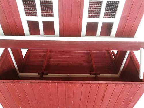 Omitree Large Wood Backyard Chicken Coop Hen House 4-8 Chickens W 4 Nesting Box New #TOP6