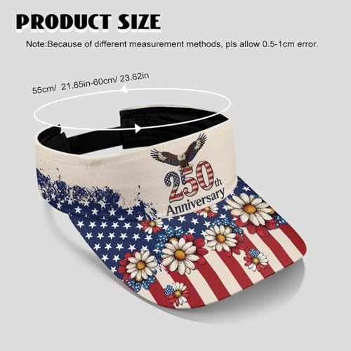 250 Aniversario USA Gorra Visera para Mujer miniatura 4