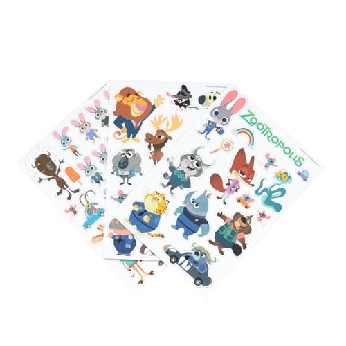 GRUPO ERIK | Set d’Aimants Découpés Disney Zootopie 2 – Magnets Décoratifs avec Personnages Judy Hopps et Nick Wilde | Planche Aimantée 14,5 x 21 cm |...