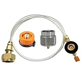  Comebachome Adaptateur de recharge de cartouche de gaz 3pcs / ensemble propane Isobutane Adaptateur de recharge butane
