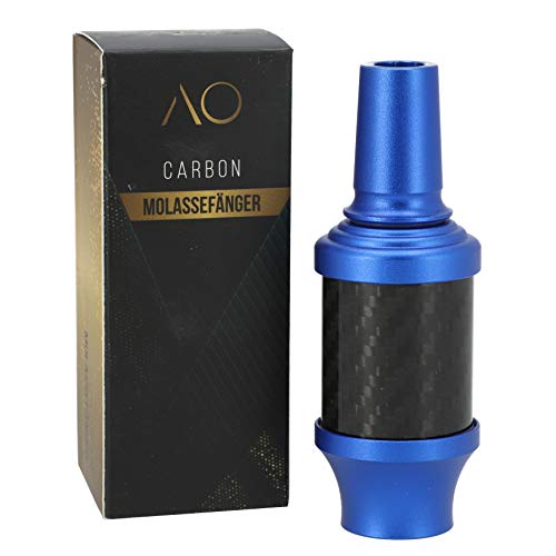 AO® Carbon Molassefänger Aluminium (Blau) I Molassefänger aus hochwertig eloxiertem Aluminium mit Carbon-Mittelteil I… – Bild 6