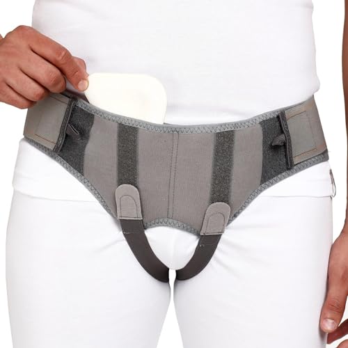 Faja para Hernia, Gris, Talla Pequeña (28-34) miniatura 1