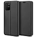 Produktbild BEZ Handyhülle für Samsung Galaxy S10 Lite Hülle, Premium Tasche Kompatibel für Samsung S10 Lite, Tasche Case Schutzhüllen aus Klappetui mit Kreditkartenhaltern, Ständer, Magnetverschluss, Schwarz