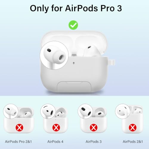 Image of Magnetic Lock Lid Case Compatible with AirPods Pro 3 | Built-in Phone Stand, MagSafe Ready, Shockproof Protective Cover with Lanyard