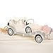 papercrush® Pop-Up Karte Hochzeitsauto mit Brautpaar - Lustige 3D Hochzeitskarte, Geschenkkarte als Glückwunsch zur Hochzeit - Handgemachte Glückwunschkarte zum Standesamt
