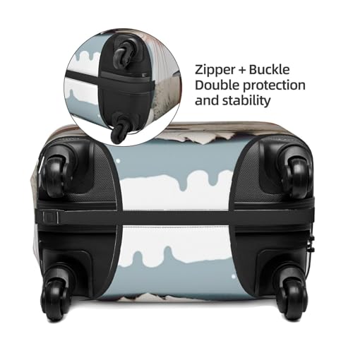 Travel Luggage Cover Suitcase Protector Elastic Washable Cry rabbit Suitcase Cover Anti-scratch Spandex Baggage Covers Fits 18-32 Inch Luggage3