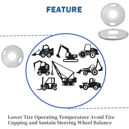 Image of WFLNHB 600-640 22.5 Drive Axle Wheel Balancer Compatible with Heavy Duty Trucks Bus /Motorhome