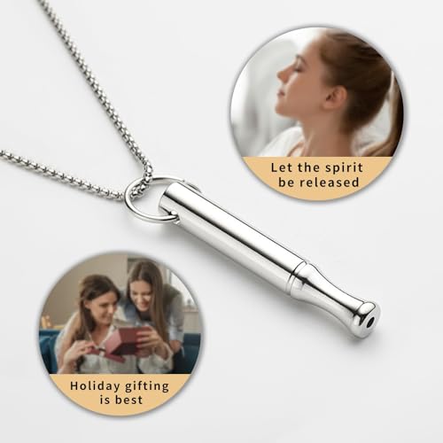 Breathing Necklace for Anxiety Relief Breathlink Stop Smoking Quit Vaping Aids Fidget Necklace for Smoking Cessation Vaporless Smokeless Inhaler for Adult Women Men (1, Rainbow)2