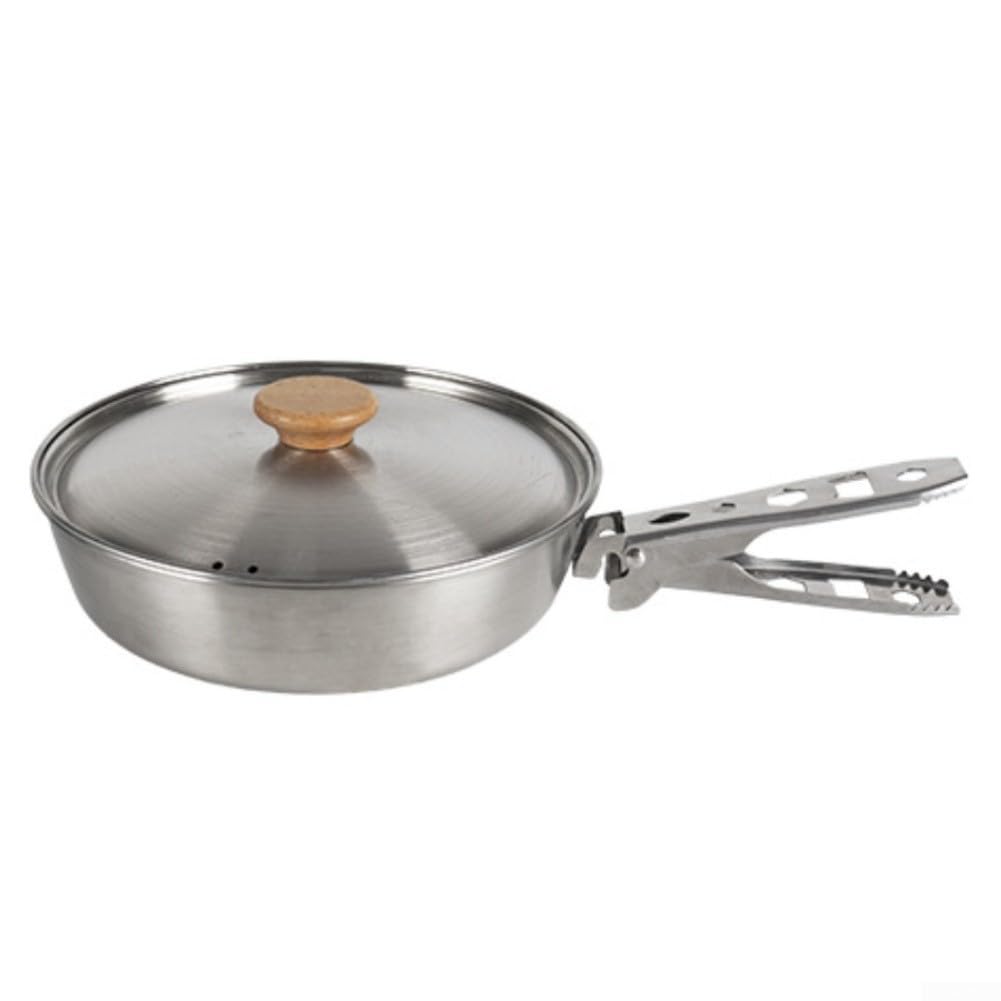 Set di pentole da campeggio, kit di pentole in acciaio inox 304