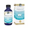 Nordic Naturals Omega-3 Cat, Unflavored – 2 oz – 304 mg Omega-3 Per One mL – Fish Oil for Cats with EPA & DHA – Promotes Heart, Skin, Coat, Joint, & Immune Health – Non-GMO
