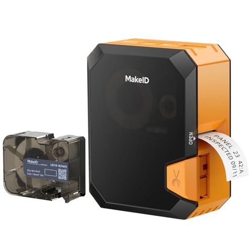 Makeid P31 Industrial Label Maker, Heavy-Duty Labeling Machine with 0.71" W x 26.24ft L Label, Ideal for Wire & Cable Marking, Fast Printing for Job Sites