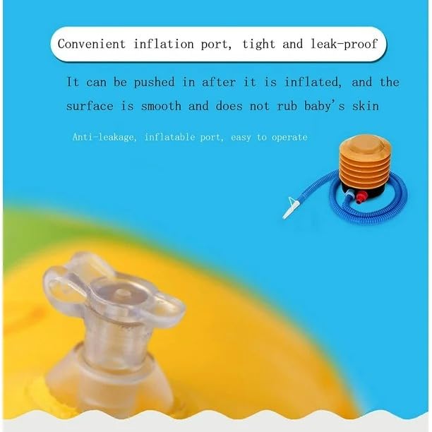 Image of Amitasha Swimming Tube for Kids Inflatable Swim Ring for Toddler Boys Girls 2-7 Years Summer Pool Water Floats Beach Toys (Swimming Ring)