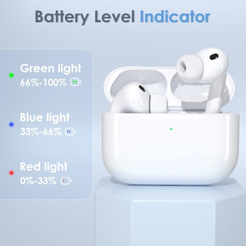 Image of 2026 Upgraded Wireless Charging Case Replacement | for AirPods Pro 3rd Generation | USB-C Port Airpods Pro 3 Charging Case Replacement | Bluetooth Pairing Sync Button | No Earbuds.