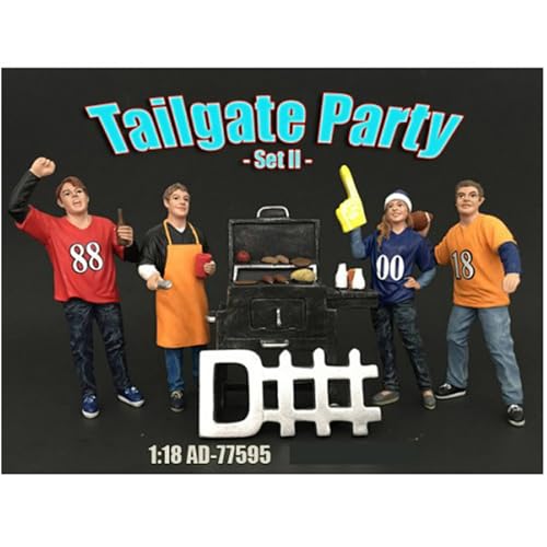 Set de Figuras Tailgate Party II para modelo 1:18 miniatura 1