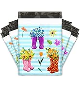 10x13 (100) Rubber Boots Designer Poly Mailers Shipping Envelopes Premium Printed Bags