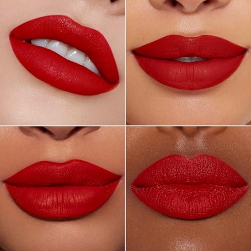 Image of MAKI YIKA Red Lipstick Matte for Women Color Stay Long Lasting Lipsticks