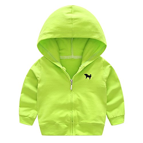 Brightup Chaqueta De Los Deportes De Los Niños Cardigan Chaqueta Encapuchada, Chica Sudaderas Con Cremallera