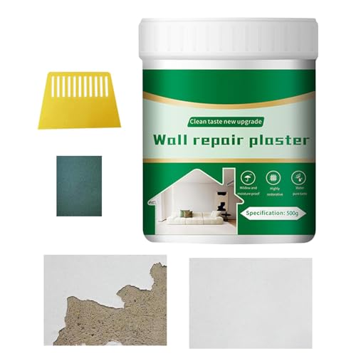 Decorhome Juego de parches para paneles de yeso, juego de parches de reparación de pared multiusos de secado rápido, herramienta de reparación de paneles de yeso fácil de usar, juego de reparación de