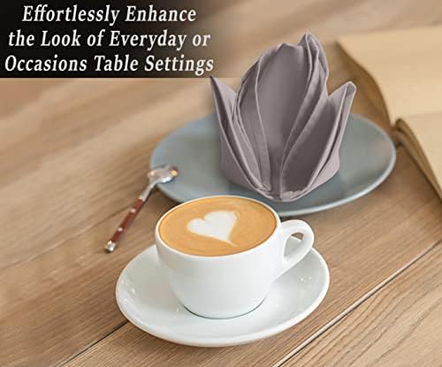 image for Ruvanti Cloth Napkins Set of 4, 18x18 Inches Napkins Cloth Washable, S