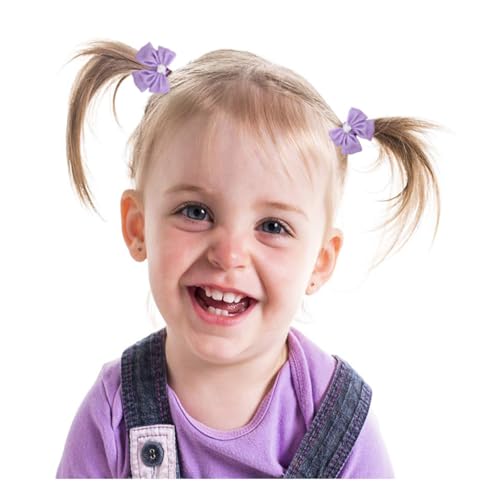 WillingTee 80Pcs Baby Hair Ties for Girls,Cute Small Hair Ties for Thin Hair,40 Pairs Ponytail Holders Elastic Hair Rubber Bands Hair Accessories for baby girls infant toddler kids