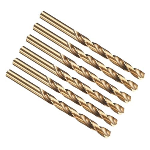 PATIKIL Letter P Drill Bit 4341 High-Speed Steel for Thin Metal 6 Pack