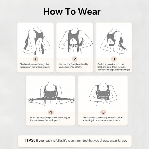 Posture Corrector Bra for Women Front Closure Cross Back Support Bra - image 8