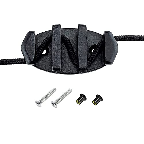 Nylon Kayak Zig Zag Cleats (Black, Pack Of 2) #TOP2