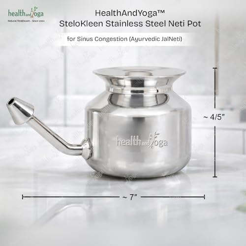 Stainless Steel Ayurvedic Neti Pot