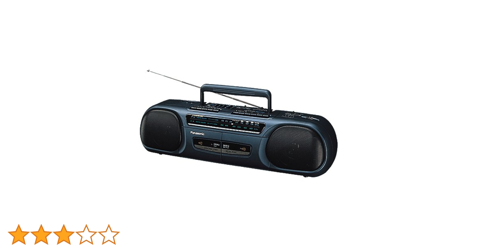 Amazon.co.jp: Panasonic ラジオカセット ブラック RX-FT53-K