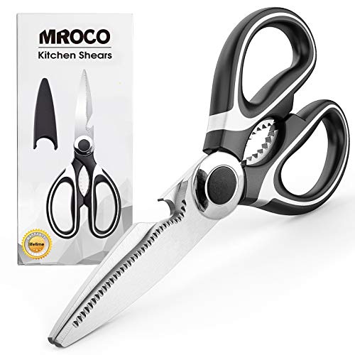 MROCO Kitchen Shears, Premium Kitchen Scissors, Ultra Sharp Kitchen Shear Heavy Duty