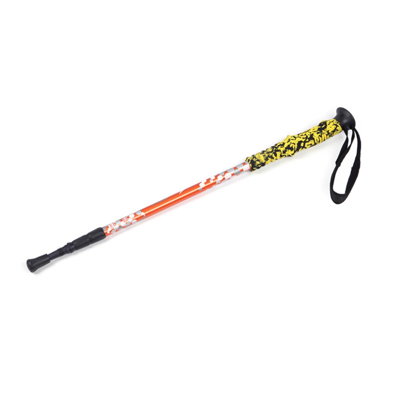CALANDIS™ Lightweight Trekking Pole Walking Stick Anti Shock Adjustable Orange | Walking & Trekking Sticks | Hiking Gear | & Hiking | Outdoor Sports-image-13